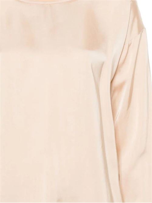 ecru silk satin finish round neck F.Filippi | TPD264F222D623 -M4662186